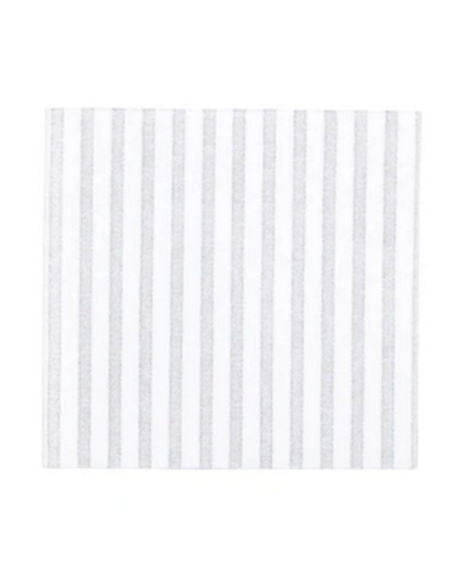 Home Place and Gather Cocktail Napkins, Holders, & Weights | Capri Light Gray Papersoft Cocktail Napkins