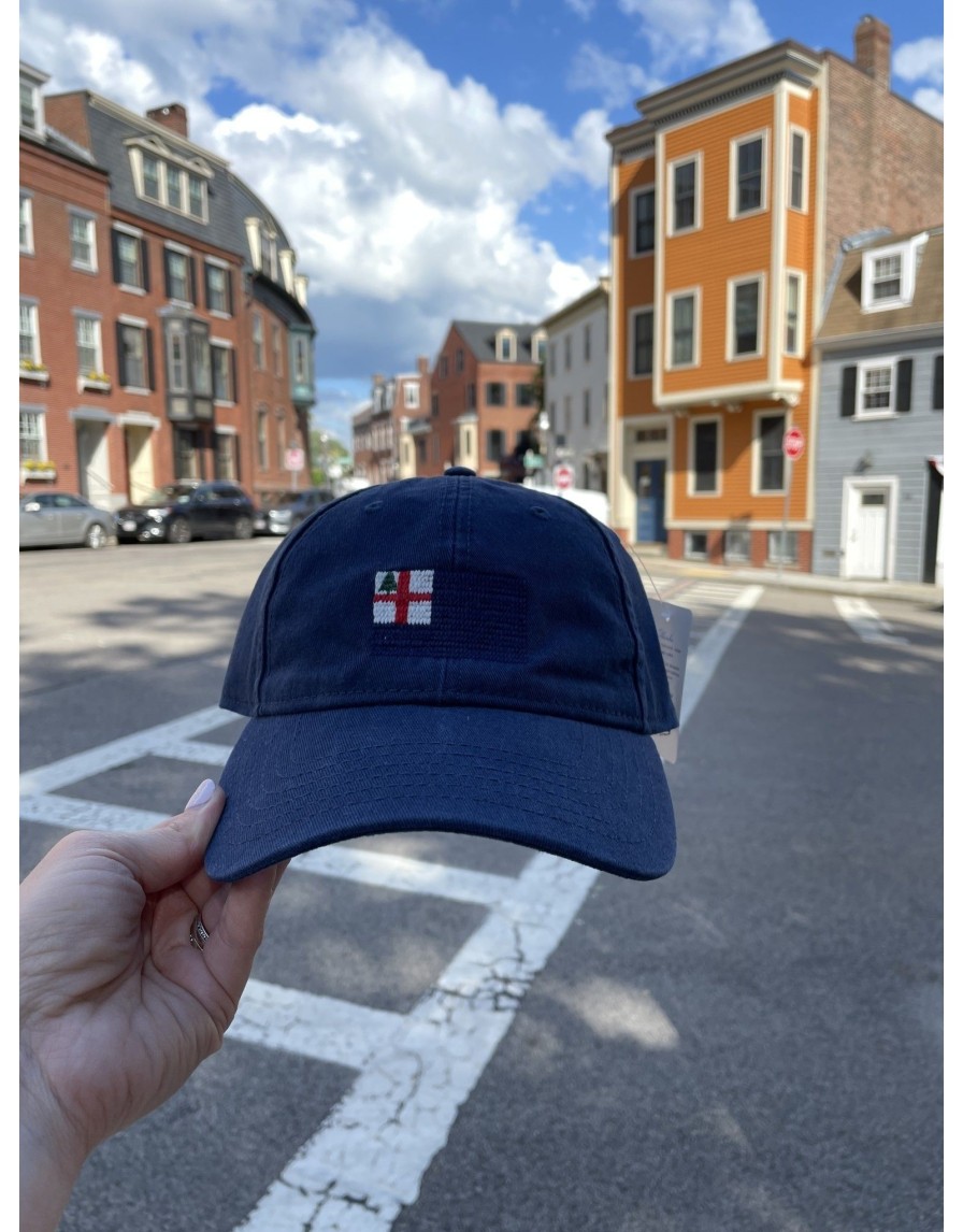 Accessories Place and Gather | Bunker Hill Flag Hat - Adult Navy