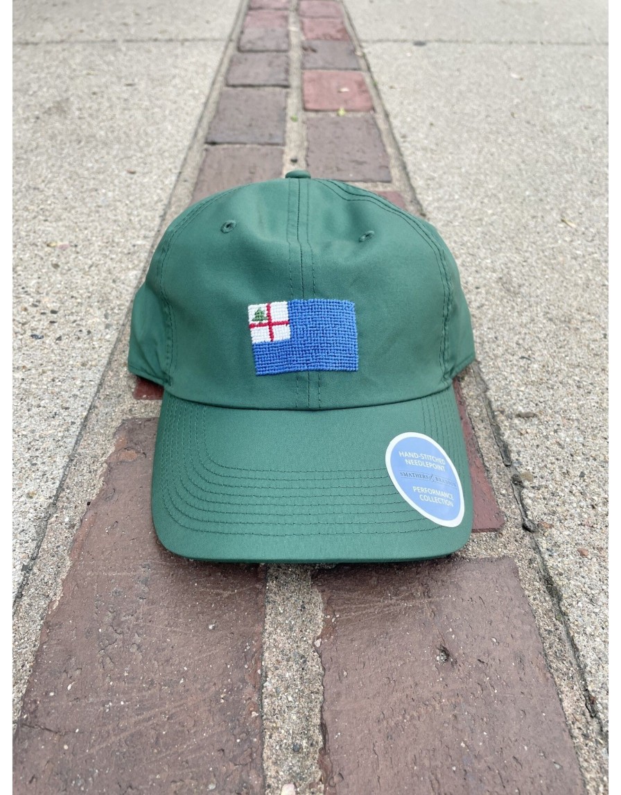 Accessories Place and Gather | Spruce Bunker Hill Performance Flag Hat