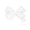 Lifestyle Place and Gather Bows | Mini Scallop Bow In White