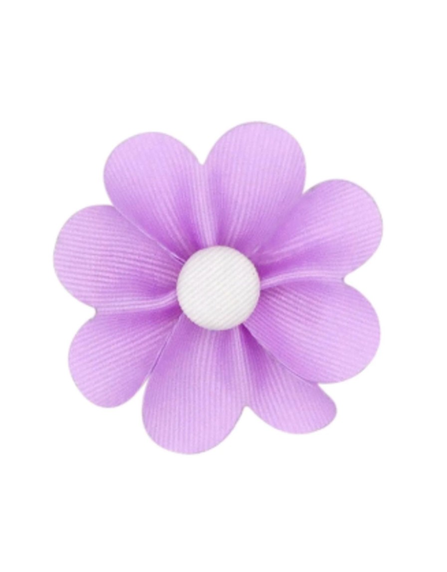 Lifestyle Place and Gather Bows | Small Grosgrain Heart Petal Hair Clip In Light Orchid