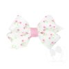 Lifestyle Place and Gather Bows | Mini Pink Rose Print Bow