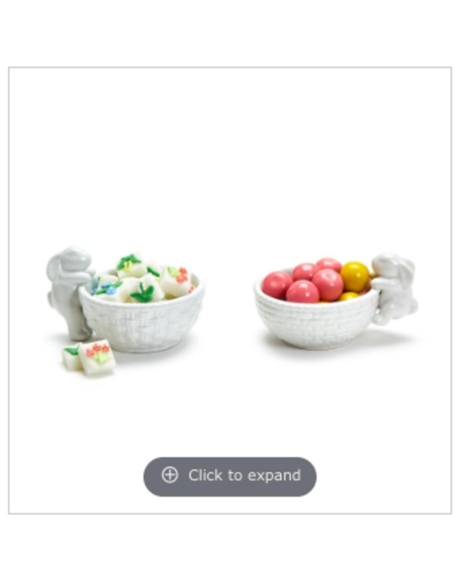 Home Place and Gather | White Bunny Tidbit Bowl In Assorted Styles