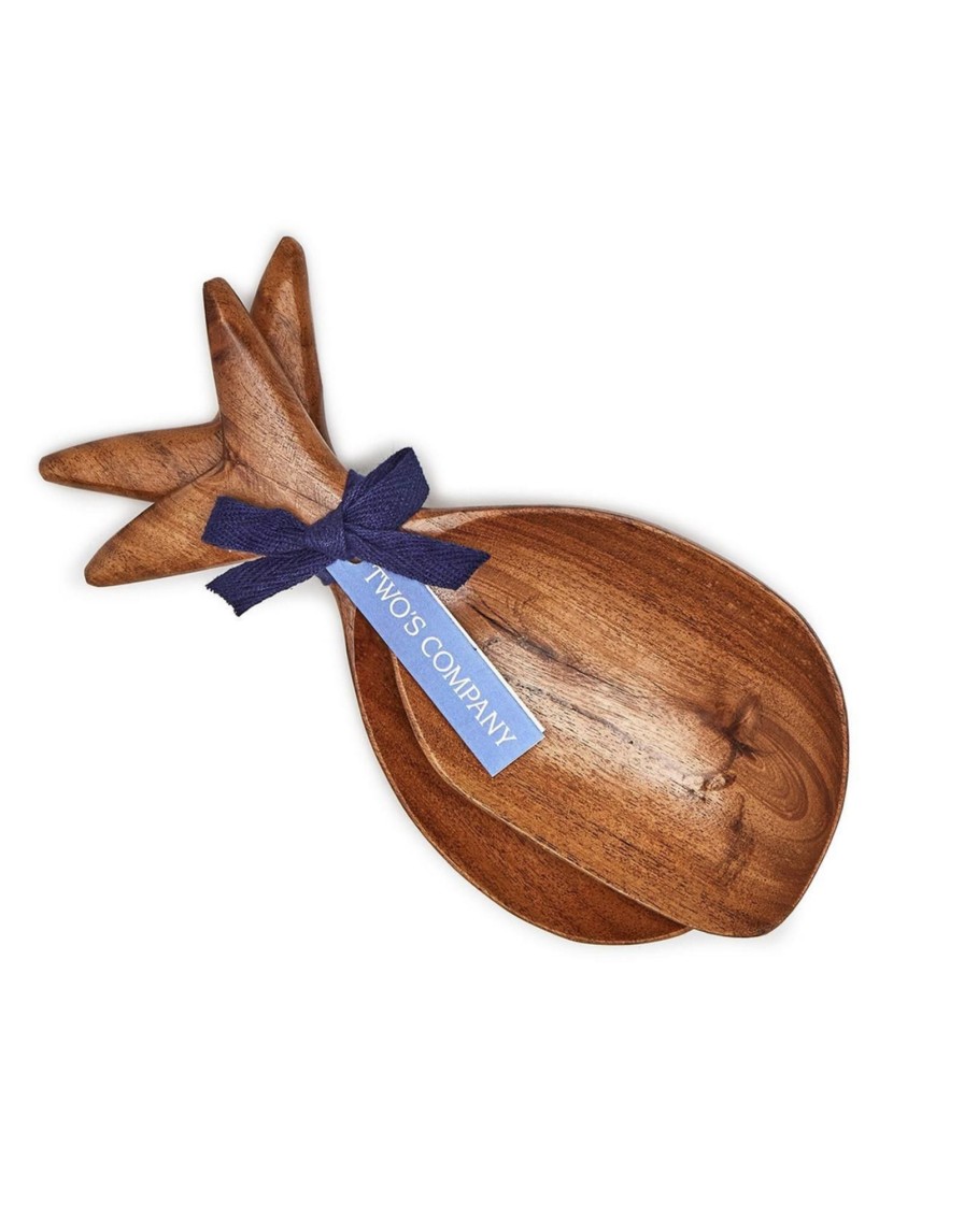 Home Place and Gather Platters, Boards, & Serveware | Wooden Fish Serving Set