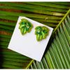 Accessories Place and Gather Earrings | Palm Leaf Mini Studs By Beth Ladd