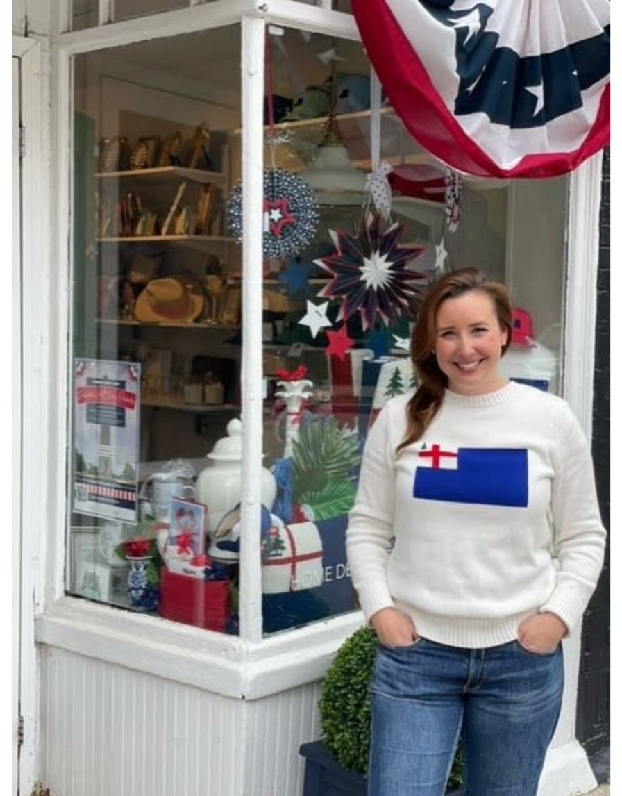 Accessories Place and Gather | Bunker Hill Flag Sweater