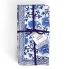 Home Place and Gather Cloth & Paper Napkins | Chinoiserie Blue And White Floral Pattern Napkins, Set Of 4