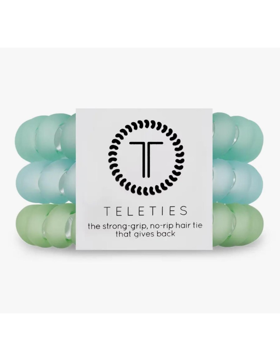 Accessories Place and Gather | Turquoise Large 3-Pack Teleties