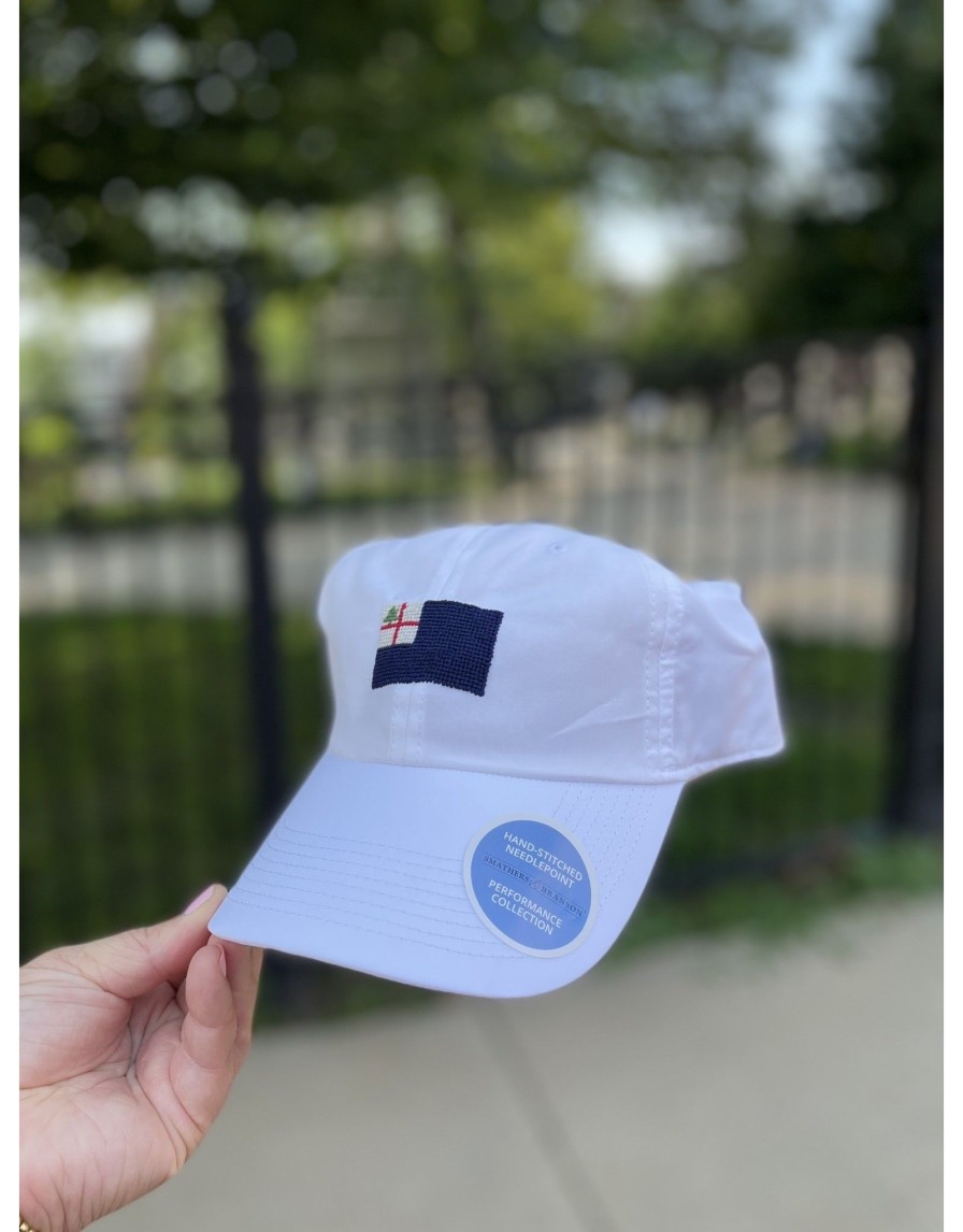 Accessories Place and Gather | White Bunker Hill Performance Flag Hat