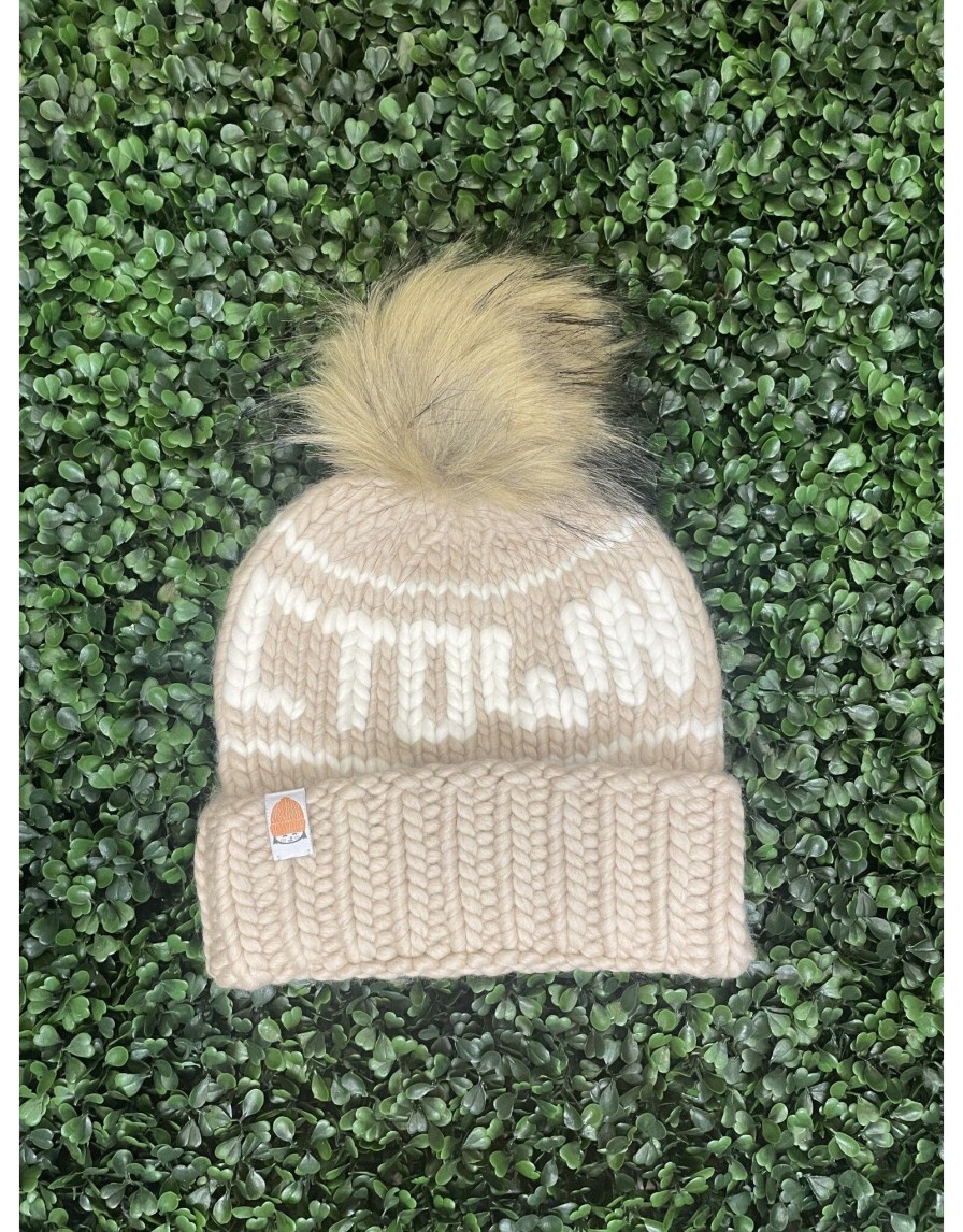 Accessories Place and Gather | Ctown Beanie In Camel Tan By Shit That I Knit