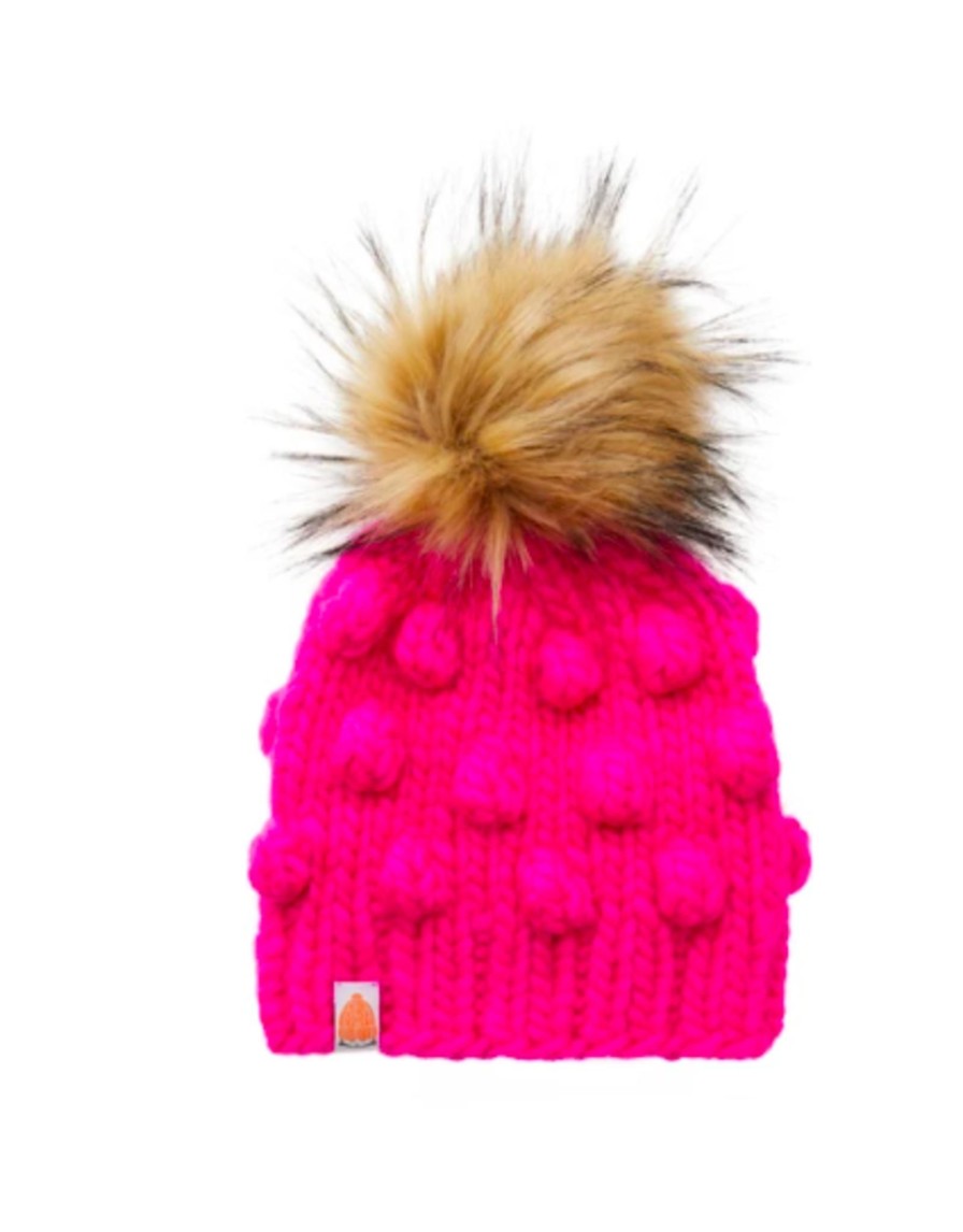 Accessories Place and Gather | Lil Campbell Beanie In Hot Pink