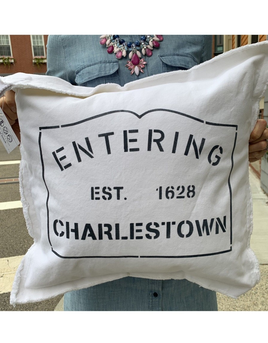 Home Place and Gather | Entering Charlestown 20 X 20 Pillow In Hale Navy