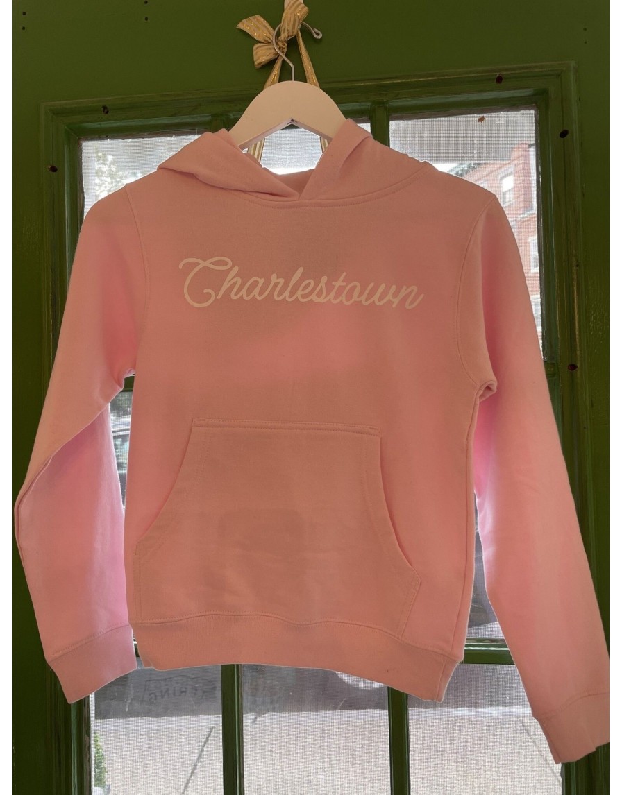 Accessories Place and Gather | Kid'S Charlestown Screenprinted Sweatshirt In Light Pink