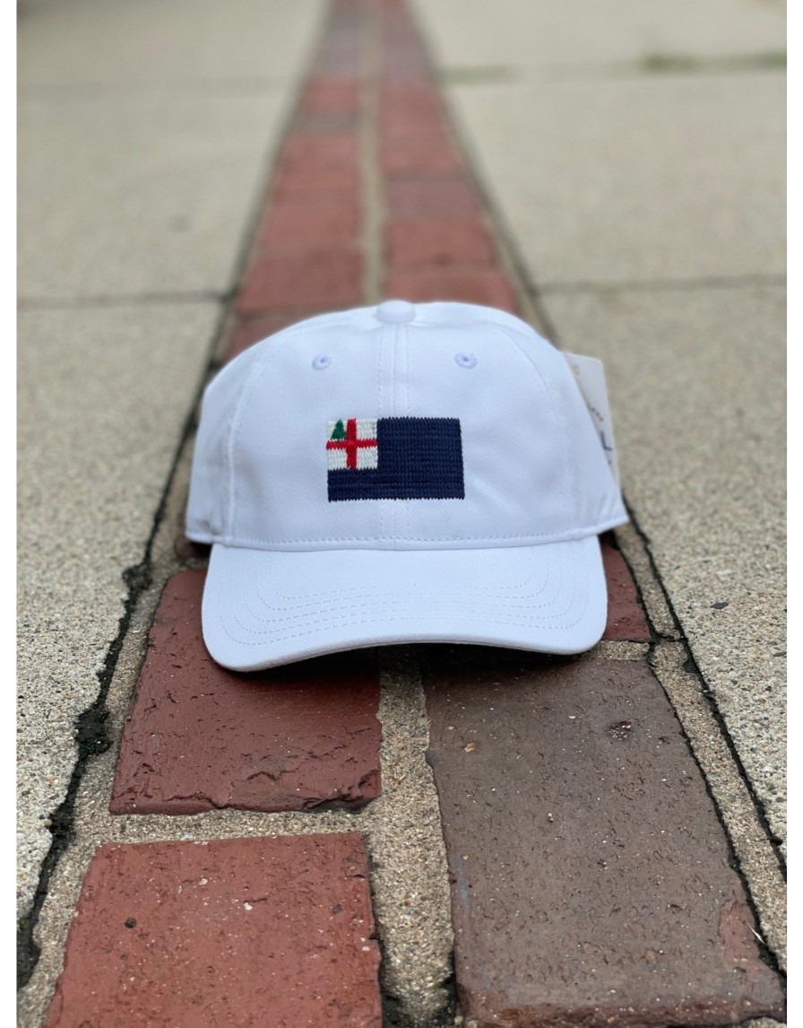 Accessories Place and Gather | Bunker Hill Flag Hat - Adult White