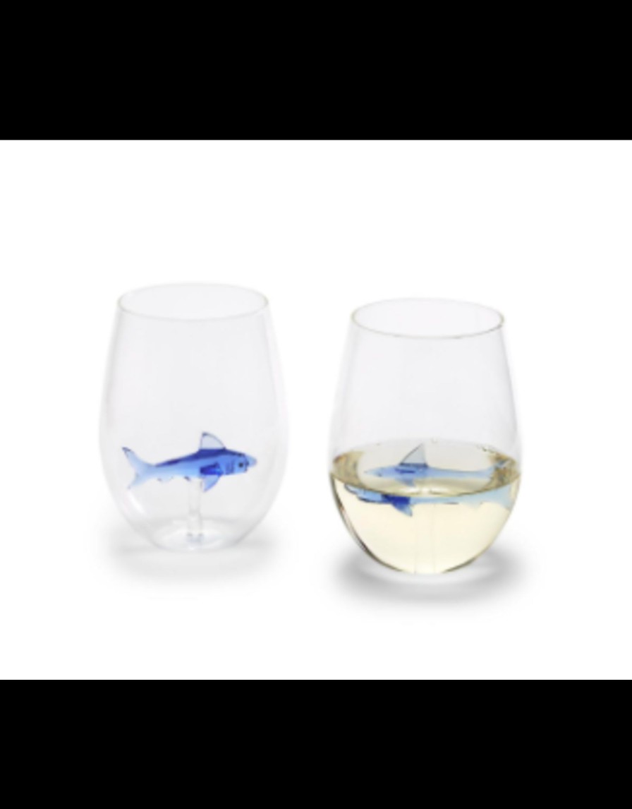 Home Place and Gather Wine Glasses | Shark Stemless Wine Glass