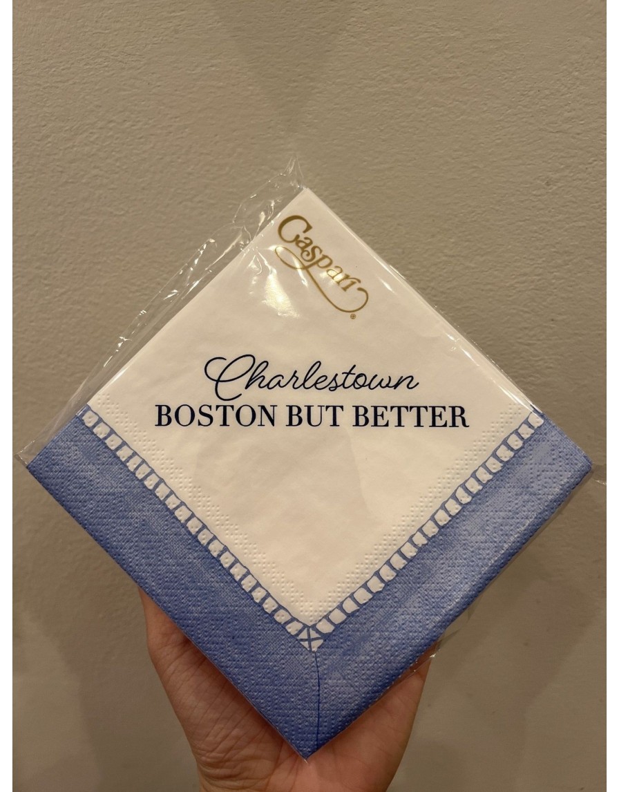 Home Place and Gather Cocktail Napkins, Holders, & Weights | Boston But Better Cocktail Napkins