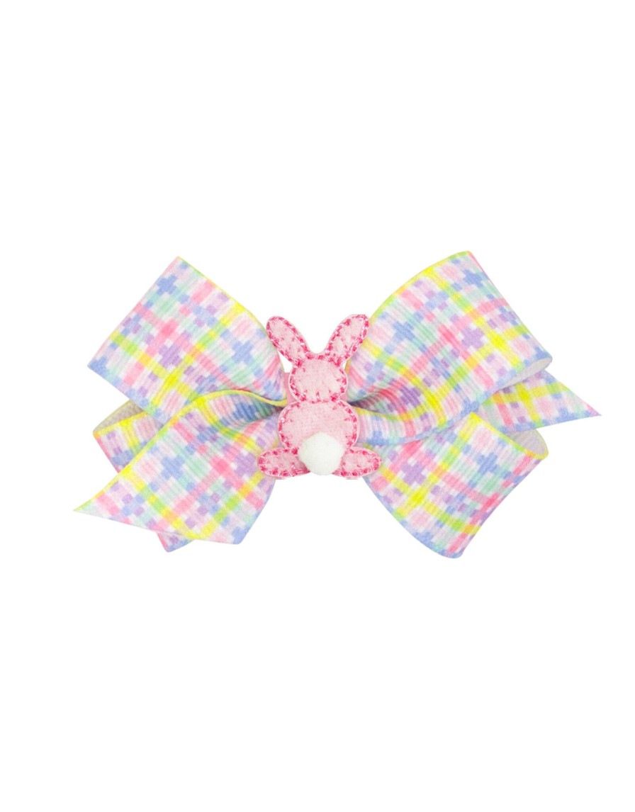 Lifestyle Place and Gather Bows | Mini Plaid With Bunny Bow