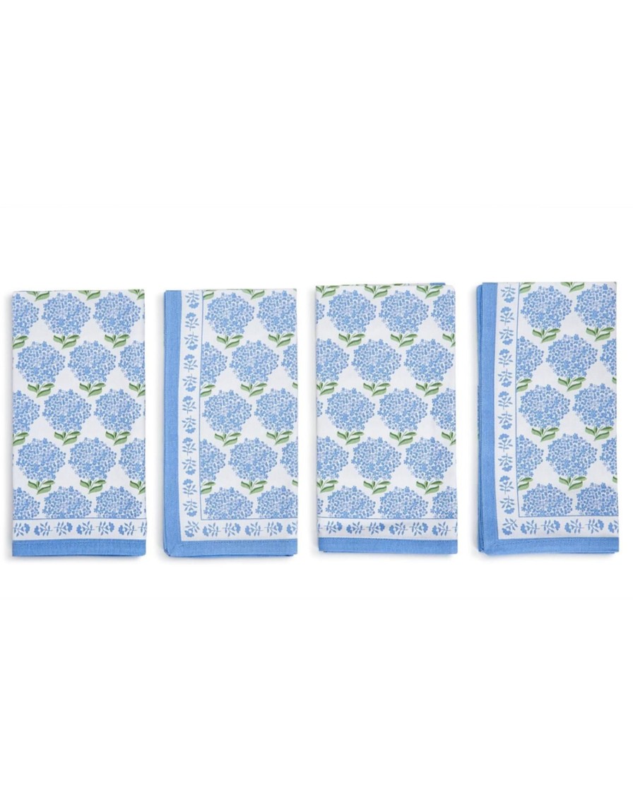 Home Place and Gather Cloth & Paper Napkins | Hydrangea Cloth Napkins, Set Of 4