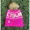 Accessories Place and Gather | Ctown Beanie In Hot Pink By Shit That I Knit