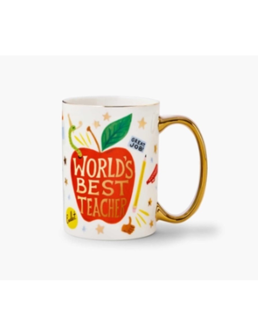 Lifestyle Place and Gather | World'S Best Teacher Porcelain Mug