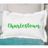 Home Place and Gather | Charlestown Script 12X18 Pillow In Grass