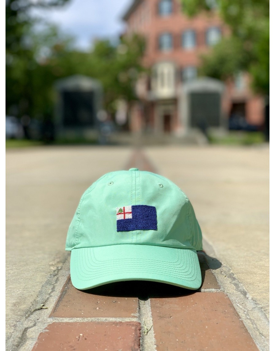 Accessories Place and Gather | Seafoam Bunker Hill Performance Flag Hat