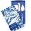 Home Place and Gather Platters, Boards, & Serveware | Blue Swirl Set Of Cheese Knives