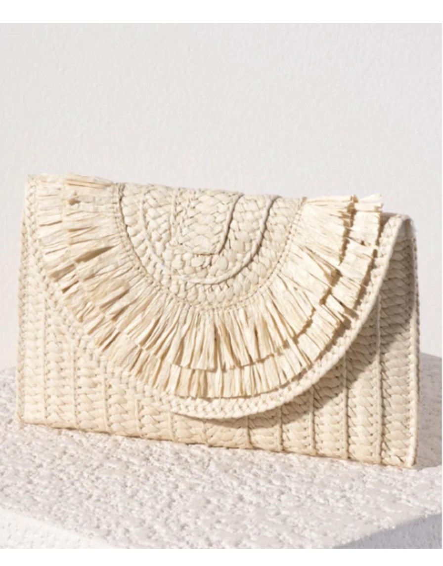 Accessories Place and Gather | Sarah Clutch In Natural