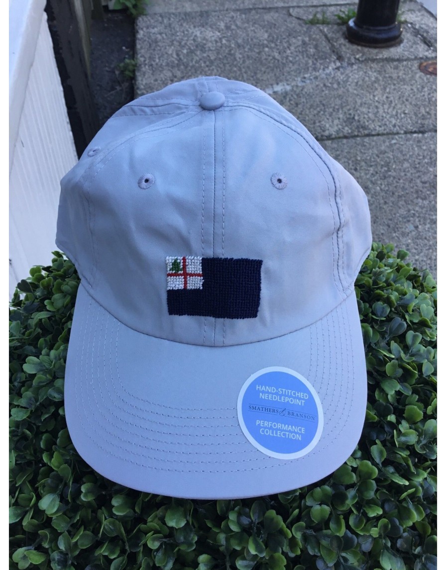 Accessories Place and Gather | Grey Bunker Hill Performance Flag Hat