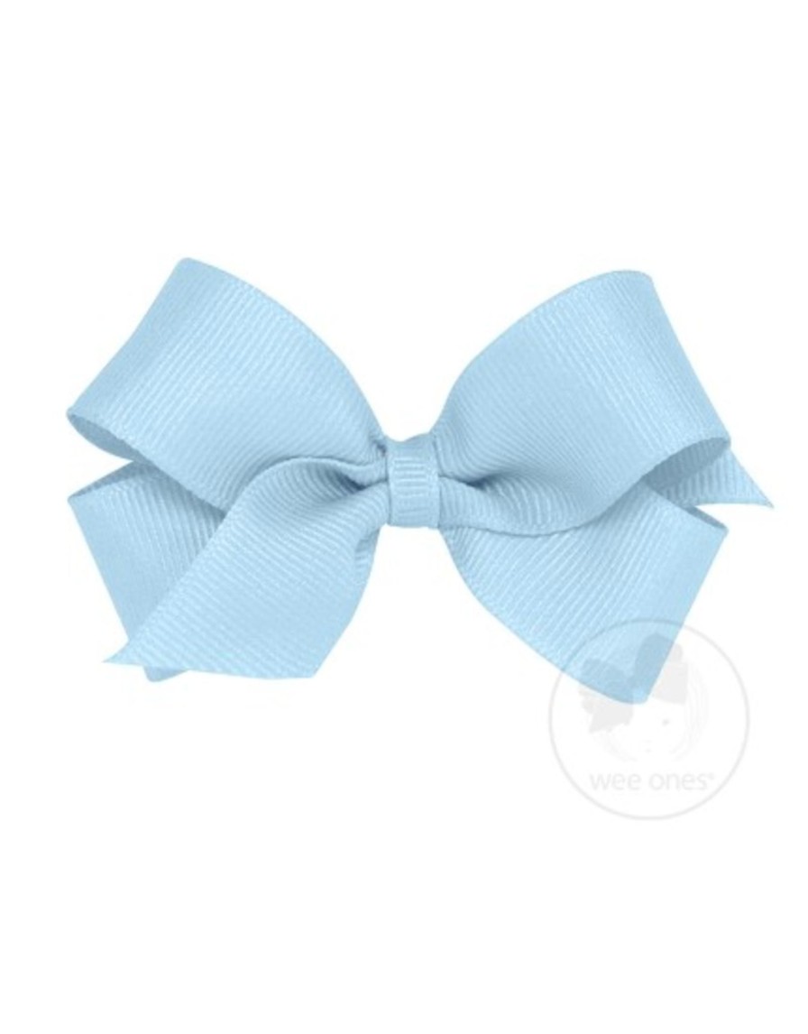 Lifestyle Place and Gather Bows | Wee Ones Mini Bow In Light Blue