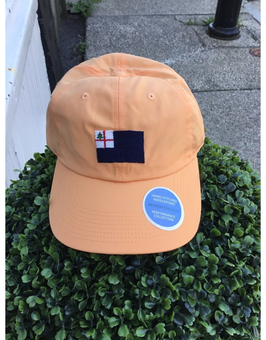 Accessories Place and Gather | Apricot Bunker Hill Performance Flag Hat