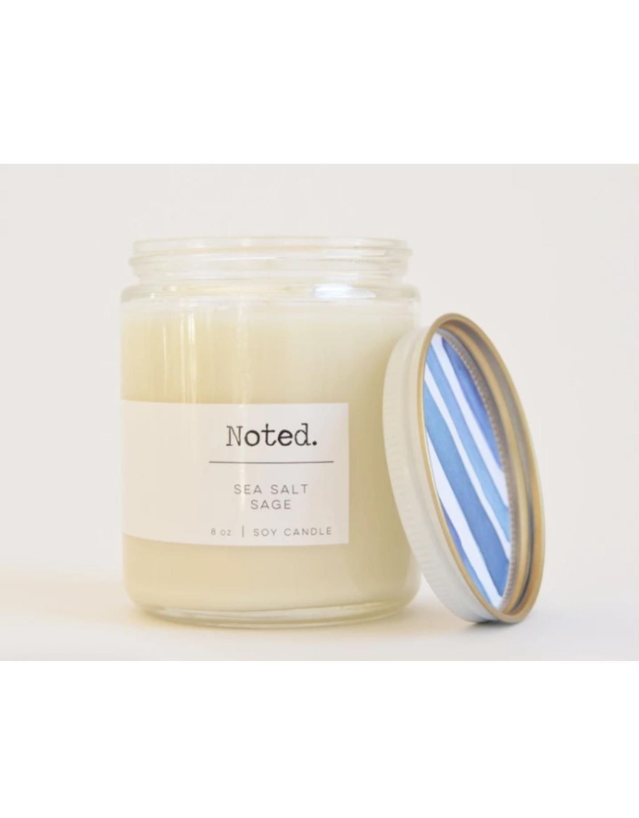 Lifestyle Place and Gather | Sea Salt Sage Candle 8Oz