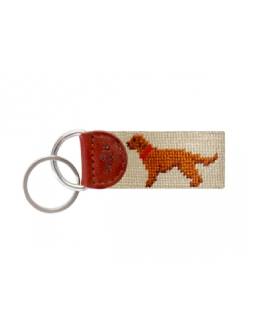 Accessories Place and Gather | Chocolate Lab Key Fob