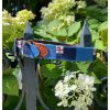 Lifestyle Place and Gather | Needlepoint Bunker Hill Flag Dog Collar In Cobalt