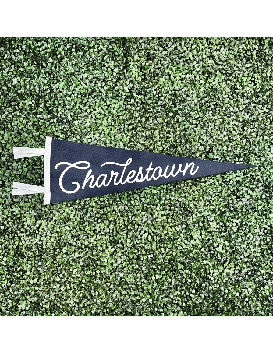 Home Place and Gather | Charlestown Pennant In Navy By Oxford Pennant