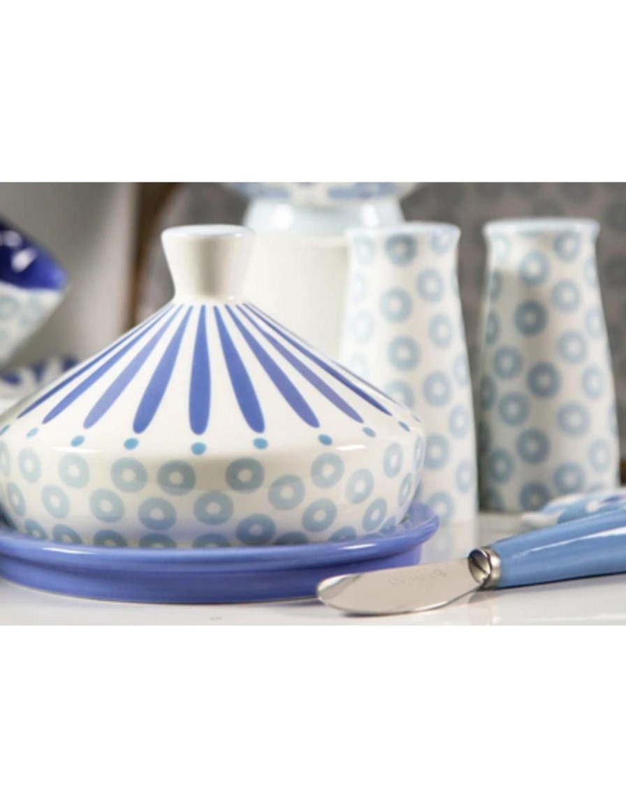 Home Place and Gather Platters, Boards, & Serveware | Iris Blue Appetizer Spreader