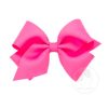 Lifestyle Place and Gather Bows | Wee Ones Small Bow In Hot Pink