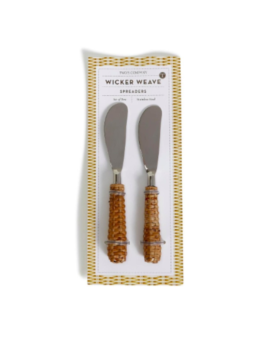 Home Place and Gather Platters, Boards, & Serveware | Wicker Weave Set Of Spreaders